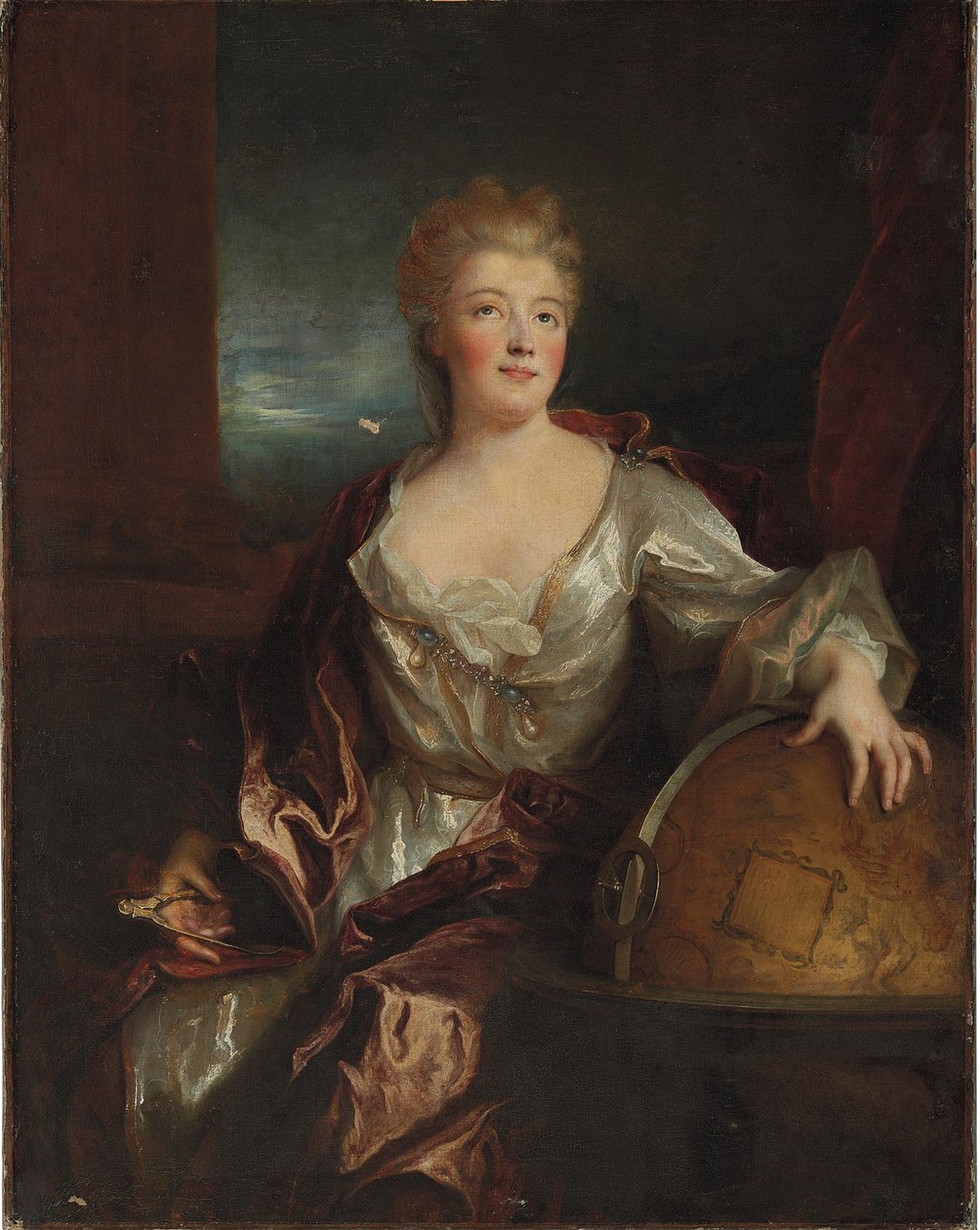 Porträt von Gabrielle Emilie le Tonnelier de Breteuil, Marquise du Chatelet von Nicolas de Largillière