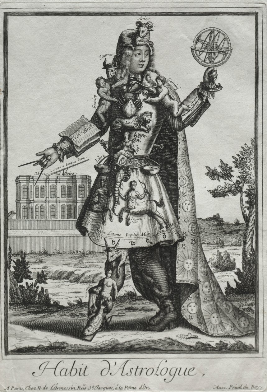 Fantasievolle Kostüme: Kostüm des Astrologen von Nicolas de Larmessin II