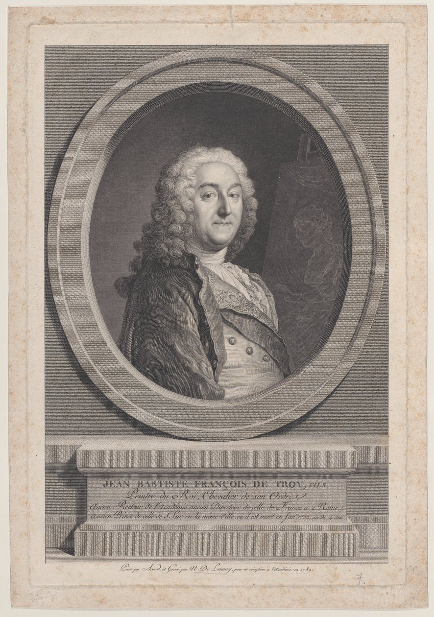 Jean Baptiste François de Troy, Fils, 1789 von Nicolas de Launay