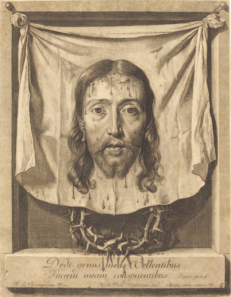 Das Schweißtuch der Veronika von Nicolas de Plattemontagne after Philippe