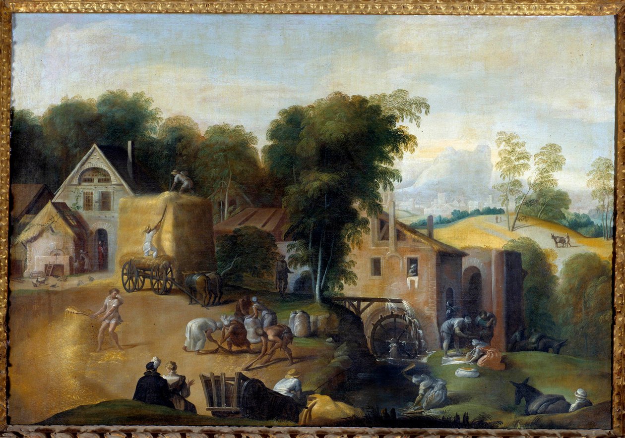 Das Kornworfeln von Nicolo dell Abate