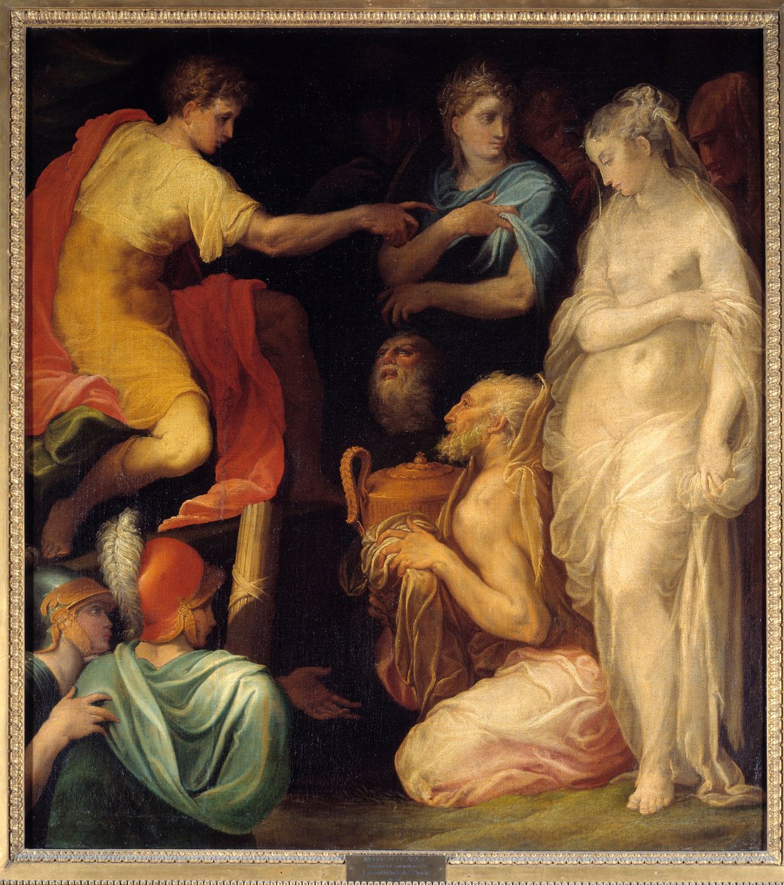 Die Mäßigung des Scipio. Nach seinem Sieg im Punischen Krieg Scipio der Afrikaner von Nicolo dell Abate