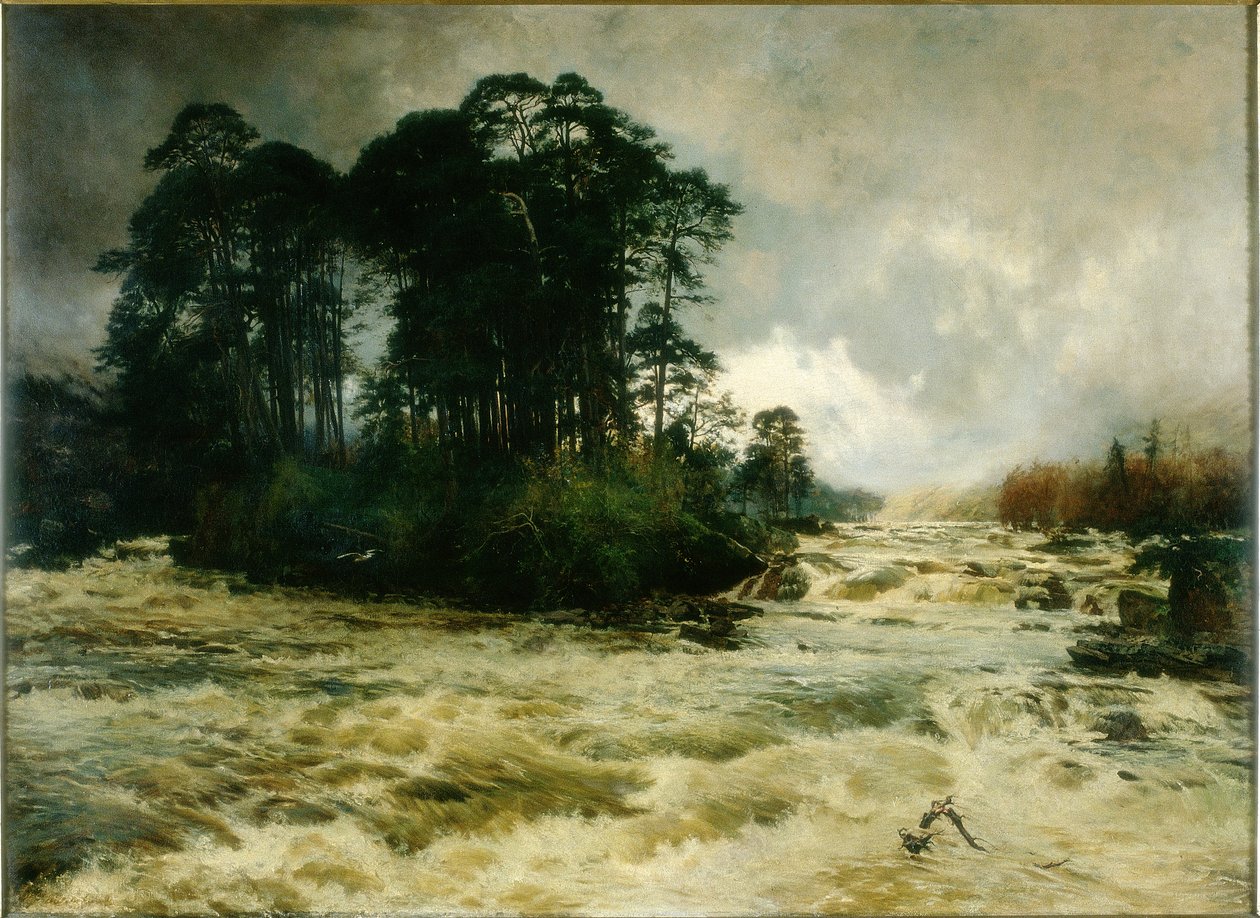 Mitten in der wilden Musik des Tals, 1888 von Niels Moller Lund