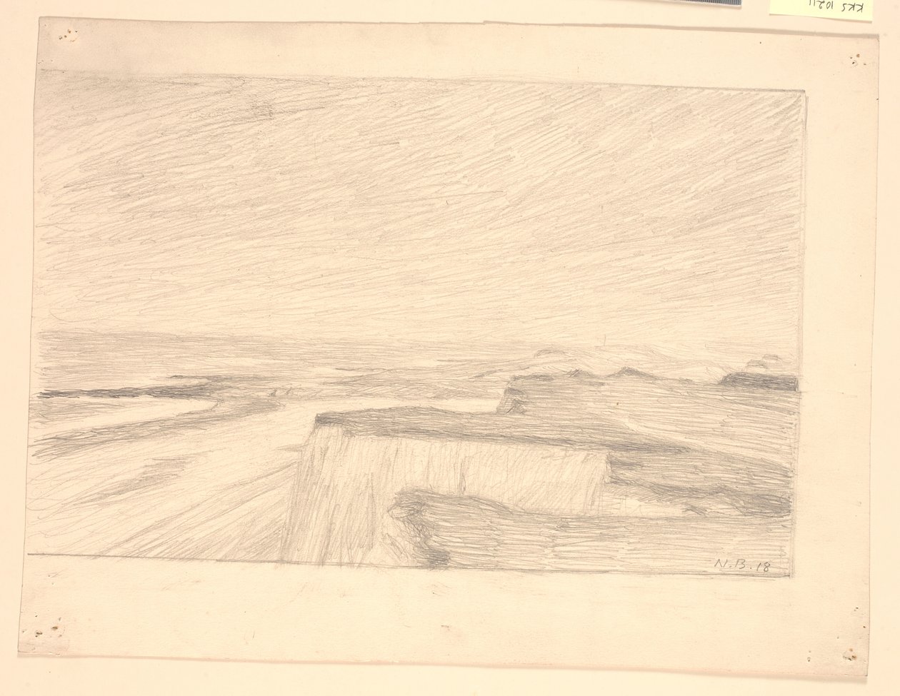 Blick über Dünen und Strand bei Bovbjerg von Niels Jakob Jakobsen Bjerre