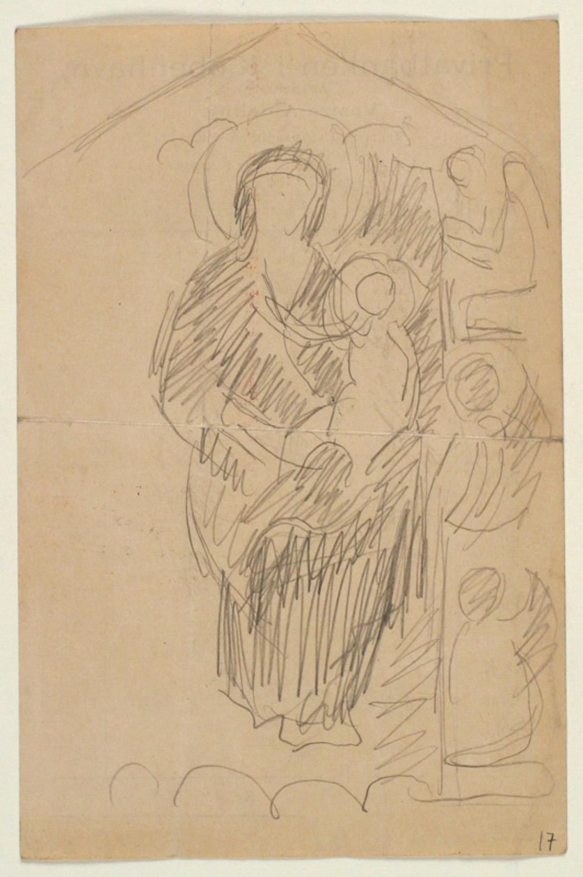 Kopie der gekrönten Maria mit dem Kind von Niels Larsen Stevns