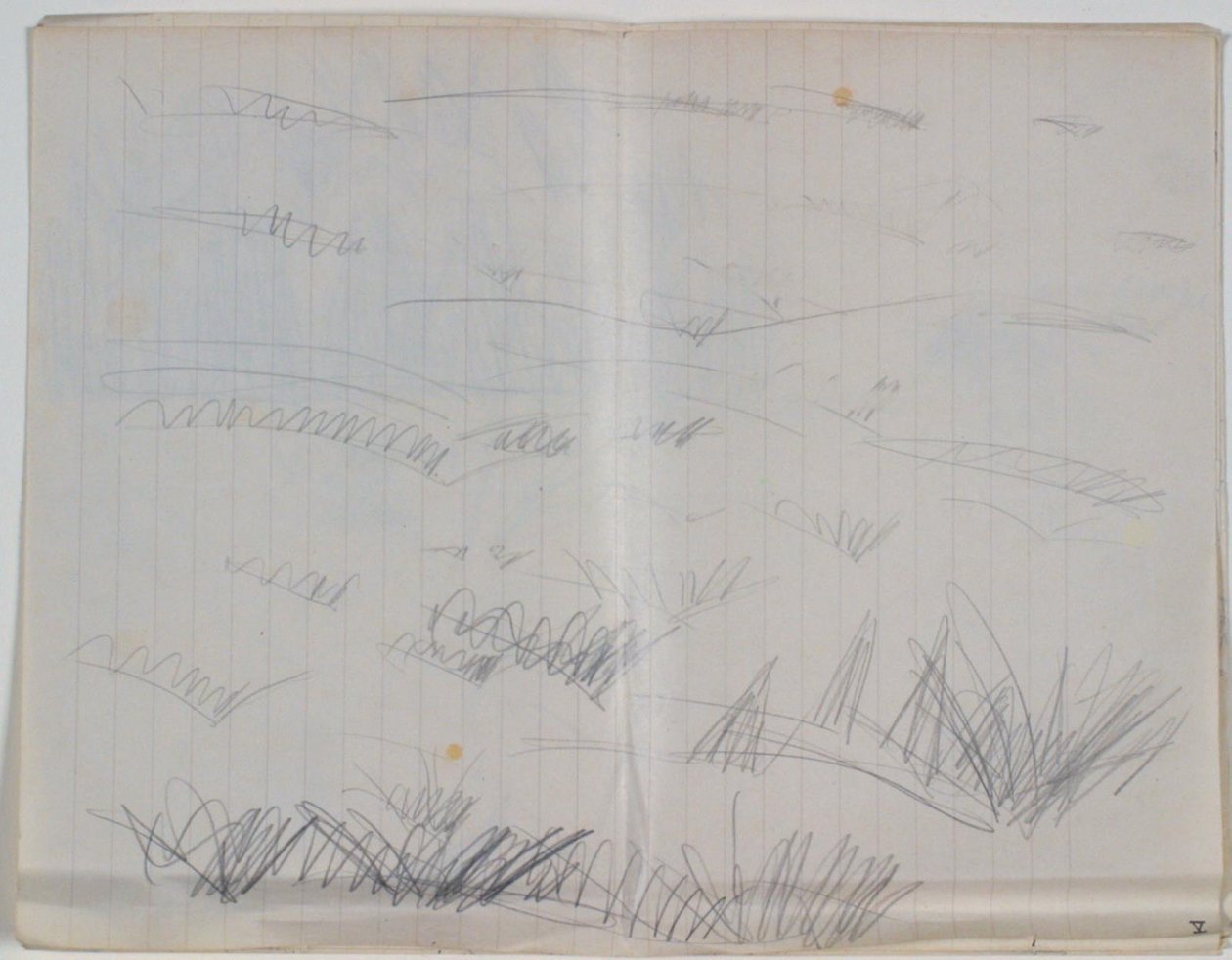 Landschaftsskizze von Niels Larsen Stevns