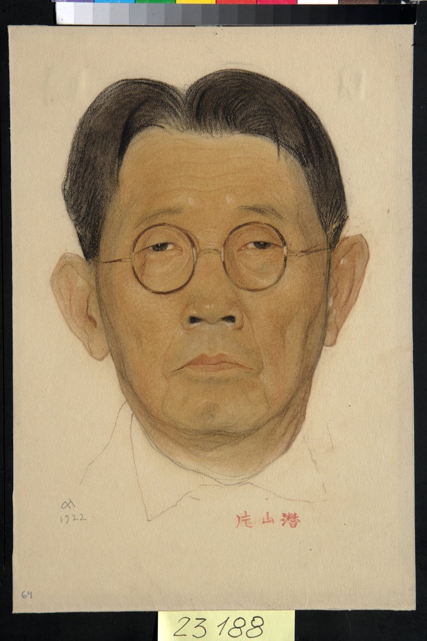 Porträt von Sen Katayama von Nikolai Andreevich Andreev