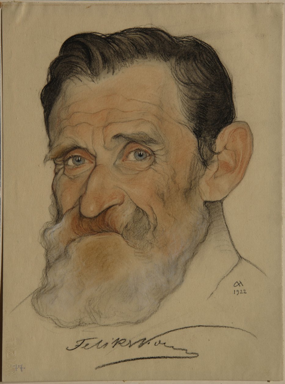 Porträt von Feliks Jakowlewitsch Kon von Nikolai Andreevich Andreev