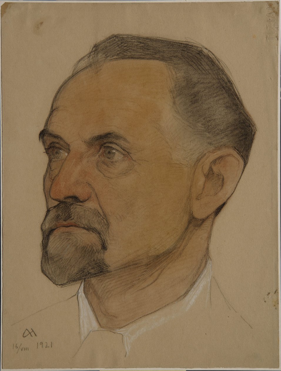 Porträt von Leonid Borisovich Krasin von Nikolai Andreevich Andreev