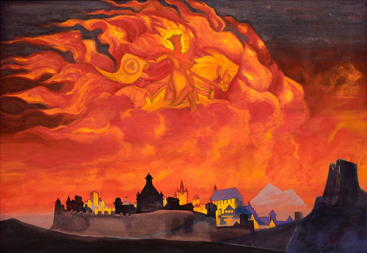 Sophia - die Weisheit des Allmächtigen Santa Protectrix, 1932 von Nikolai Konstantinowitsch Roerich