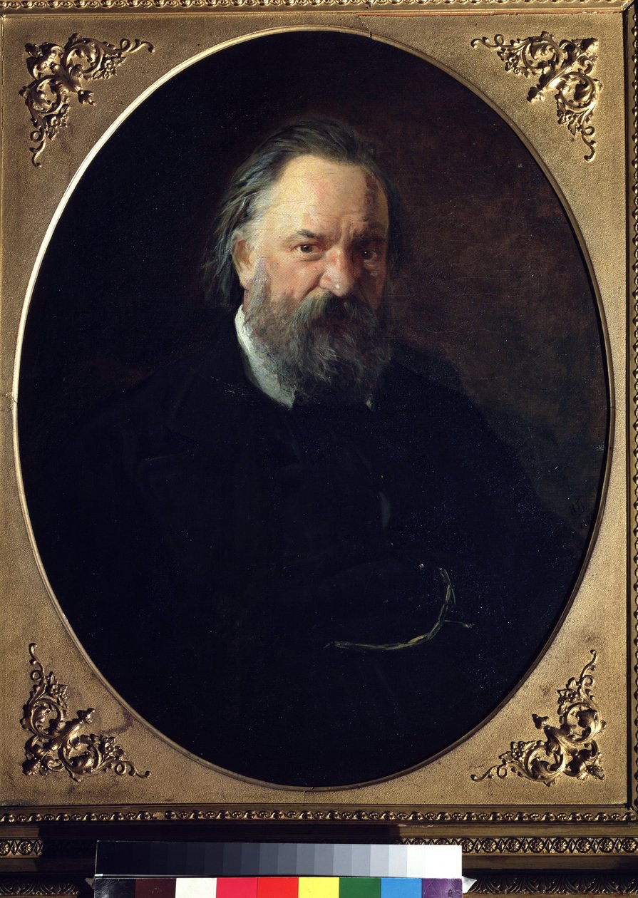 Porträt des Schriftstellers Alexander Herzen (1812-1870) von Nikolai Nikolajevitch Gay
