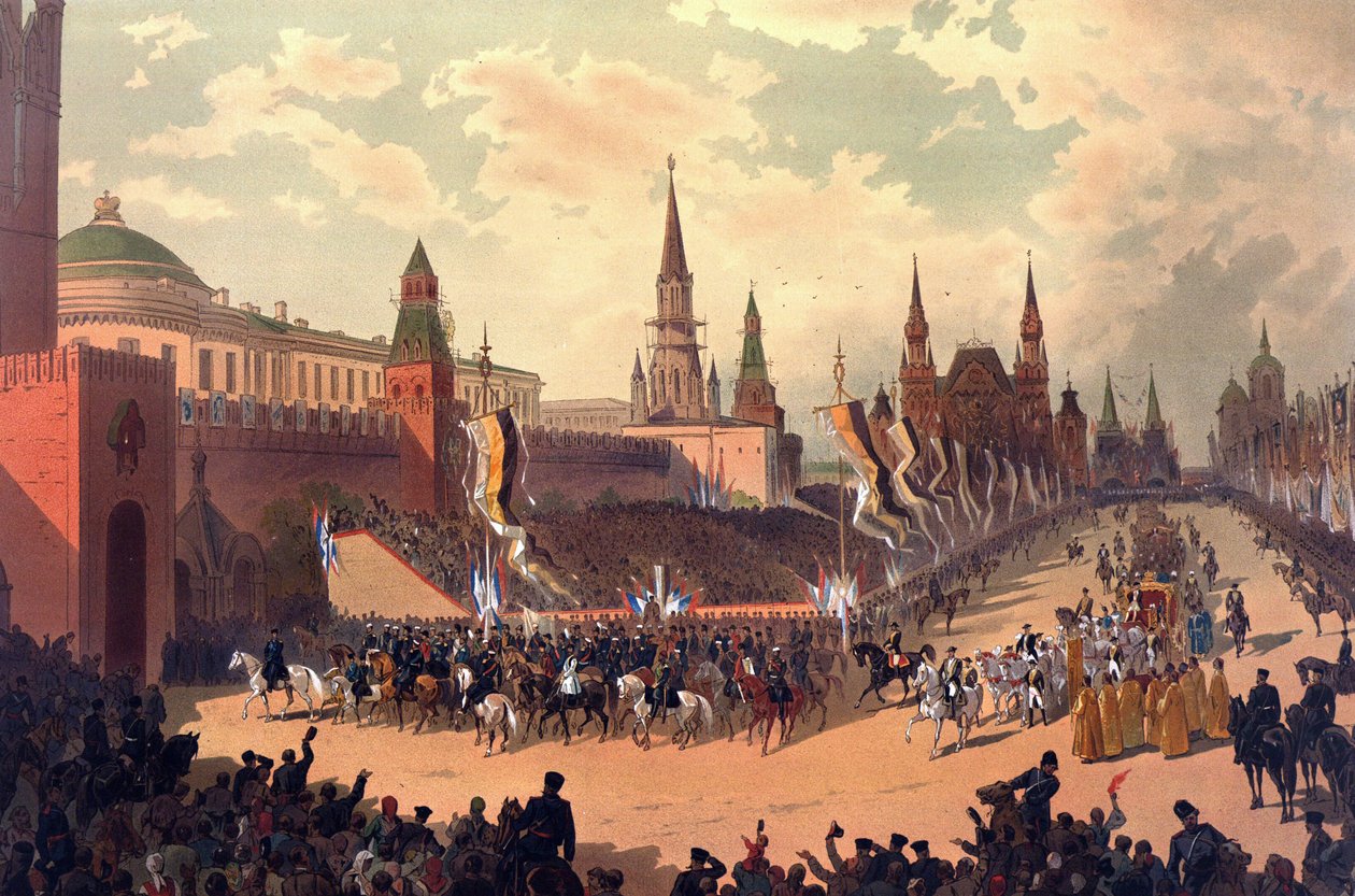 Album der Krönung von Zar Alexander III. von Russland und der Kaiserin Maria Feodorovna von Nikolai Nikolayevich Karasin