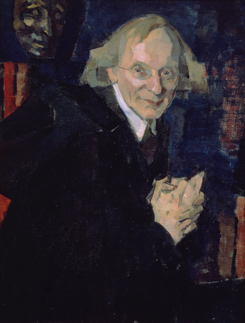 Porträt des Dichters Wjatscheslaw Iwanowitsch Iwanow (1866-1949) ca. 1920 von Nikolai Pavlovich Ulyanov