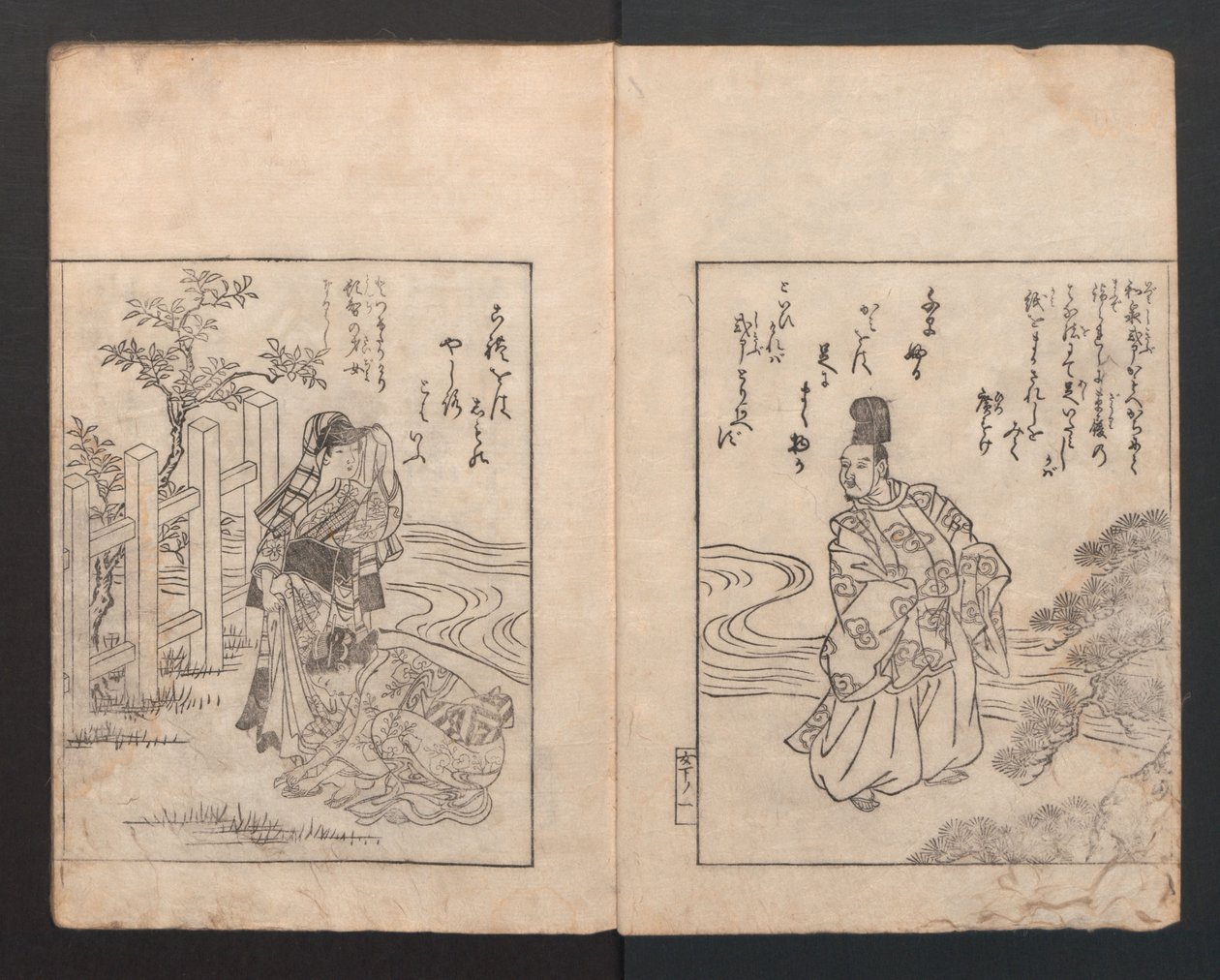 Bilderbuch: Camellia Ehon Himetsubaki von Nishikawa Sukenobu