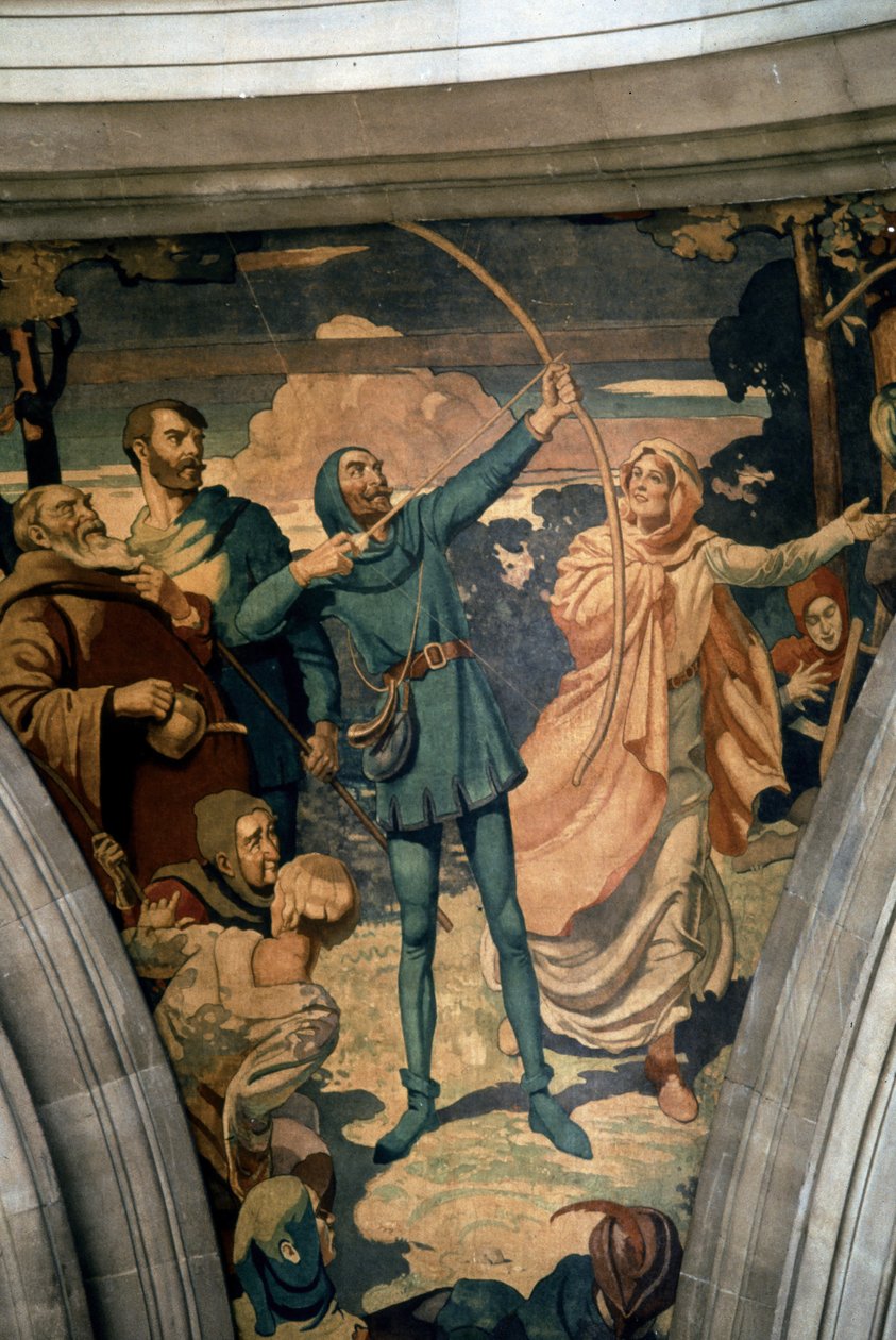 Robin Hood und seine Geliebte Mariam von Noel Denholm Davies