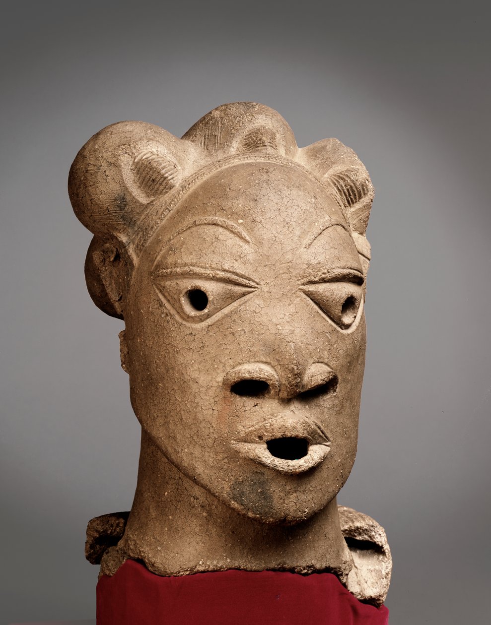 Kopf aus Rafin Kura, Nigeria, 500 v. Chr. - 200 n. Chr. von Nok Culture
