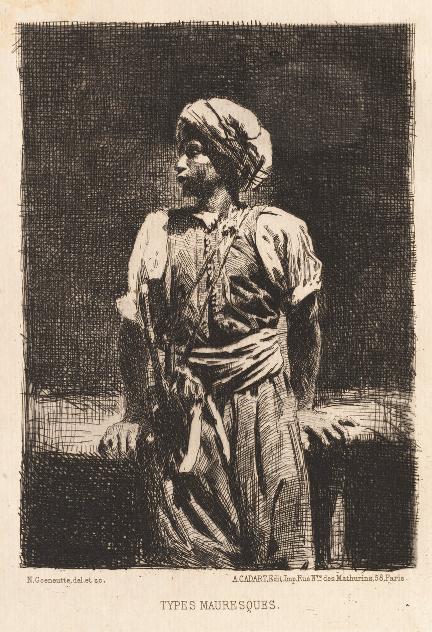Typen der Mauren, 1875 von Norbert Goeneutte