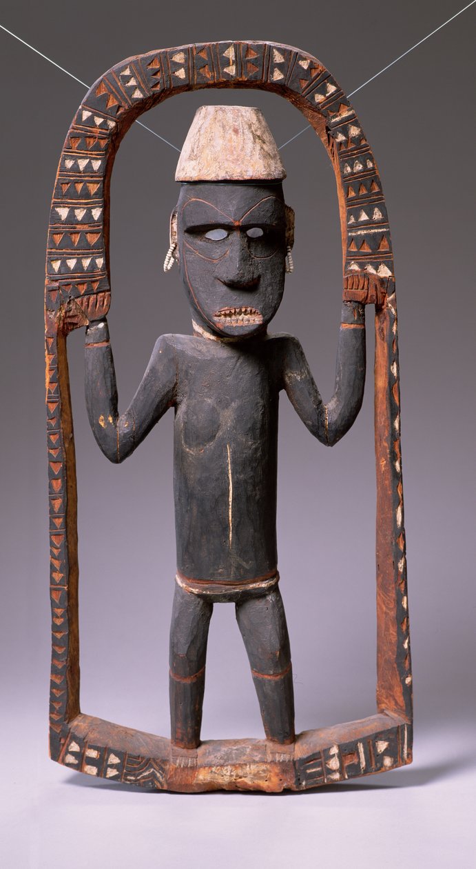 Figur aus dem Kanuhaus, Salomonen von Oceanic