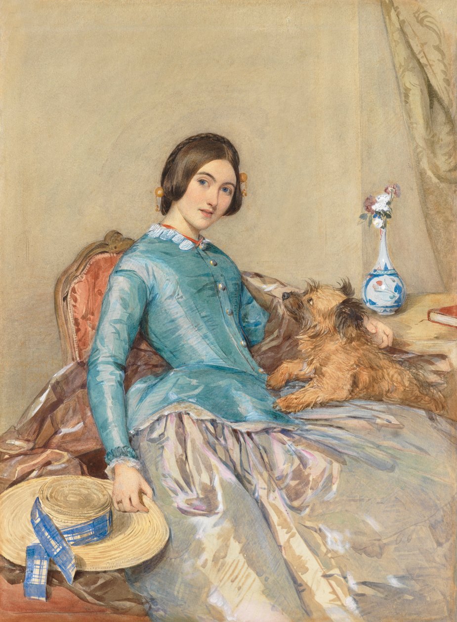 Porträt von Jane, Gräfin von Aylesford, 1849 von Octavius Oakley