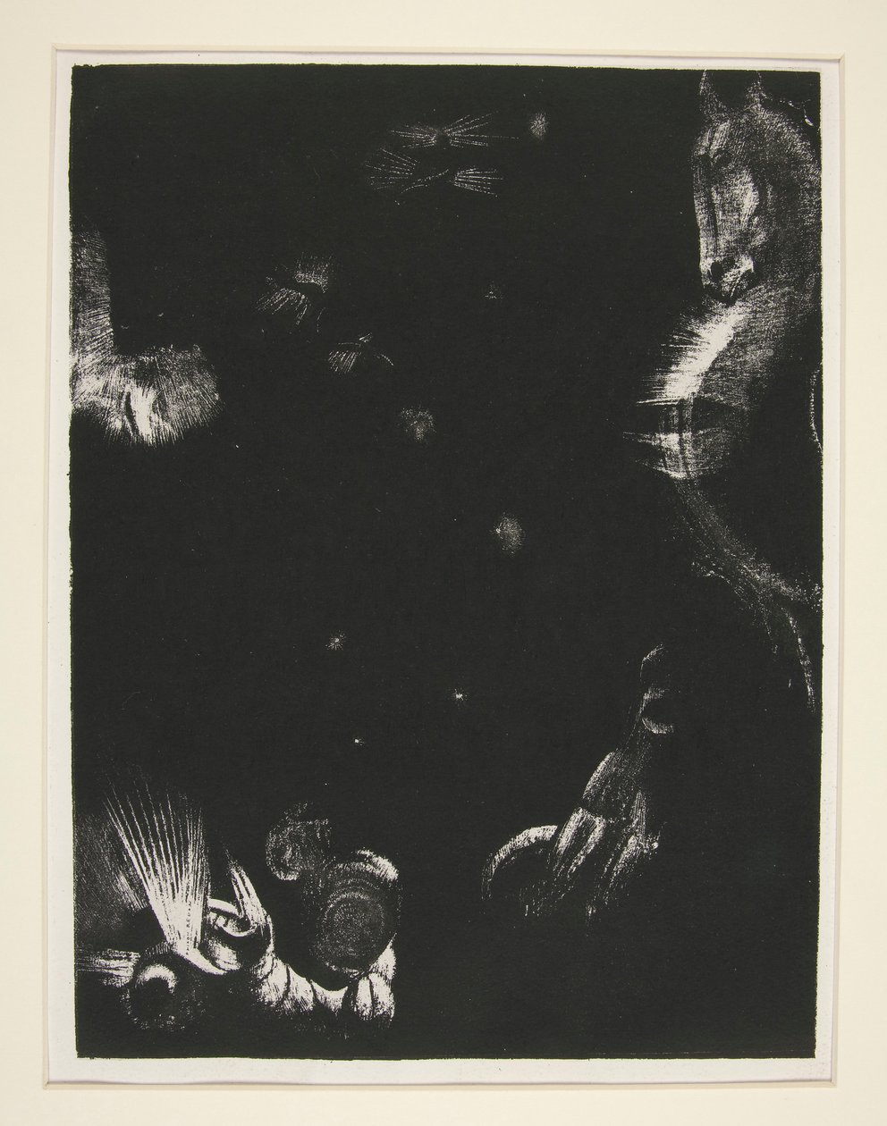 Verschiedene Völker bewohnen die Länder von I von Odilon Redon