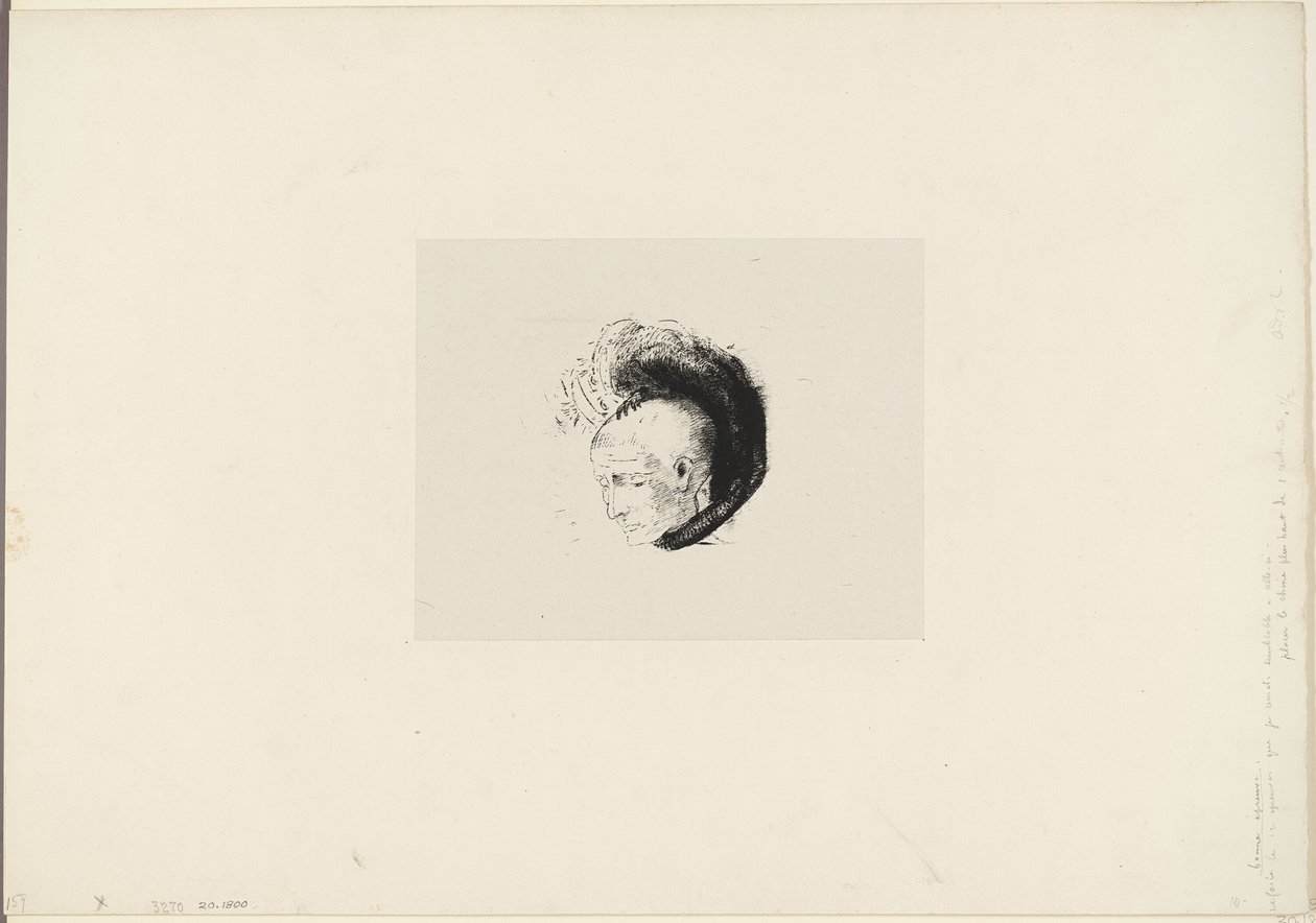 Frontispiz für Le mouvement idéaliste en peinture von André Mellerio von Odilon Redon