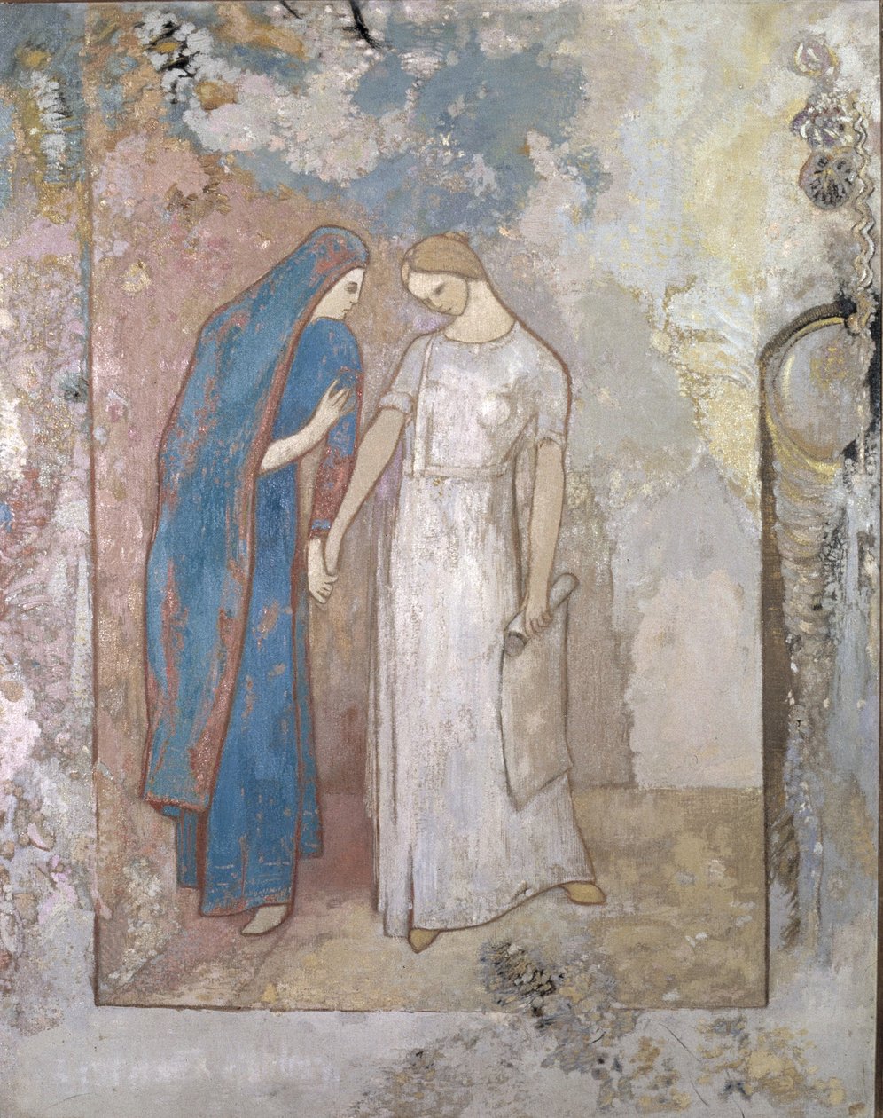 Einführung ins Studium – Zwei junge Damen, ca. 1905 von Odilon Redon