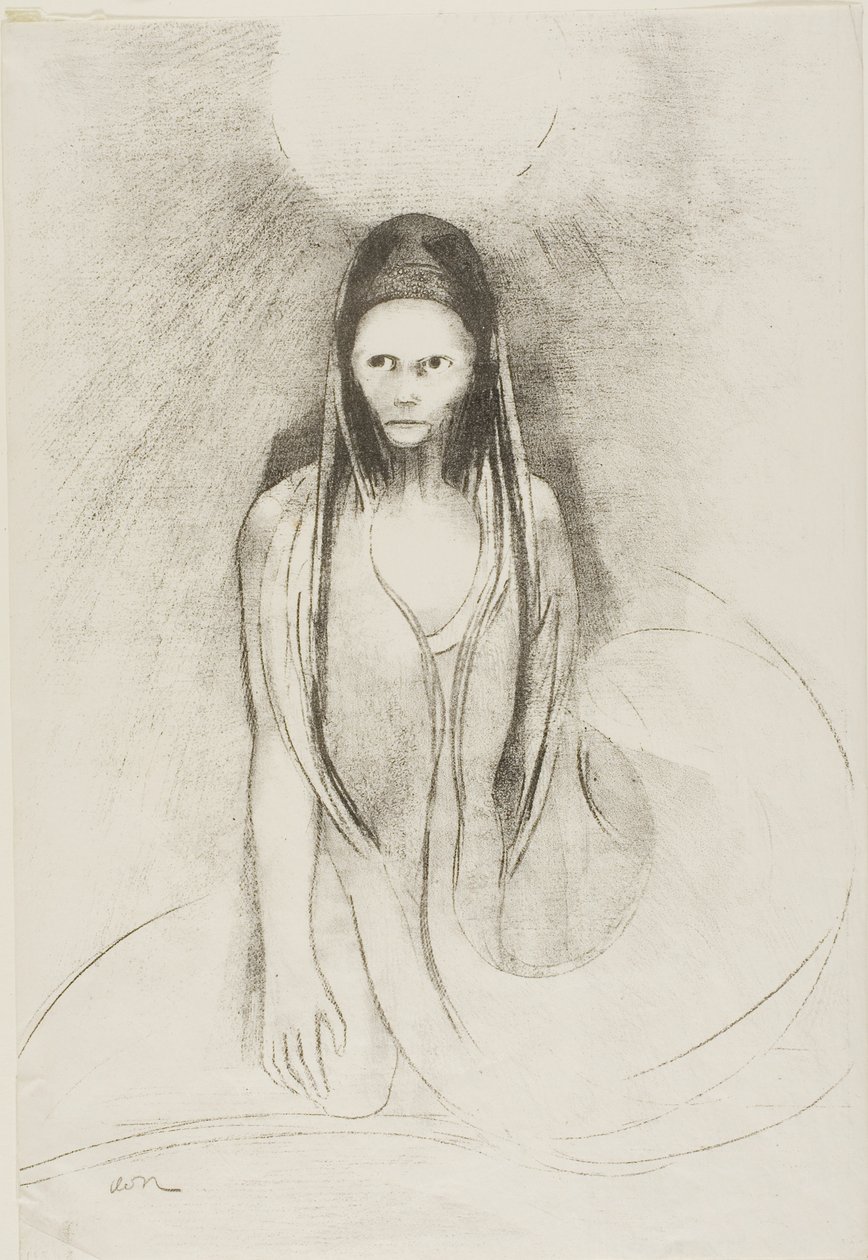 Intelligenz war mein! Ich wurde der Buddha, Tafel 12 von 24 von Odilon Redon