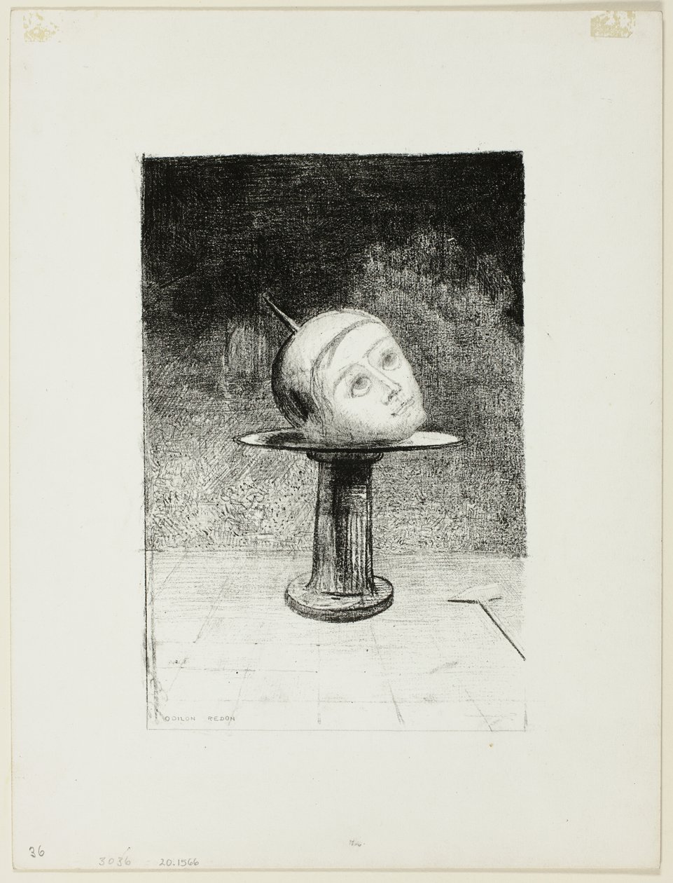Auf dem Teller, Platte zehn aus In Träumen von Odilon Redon