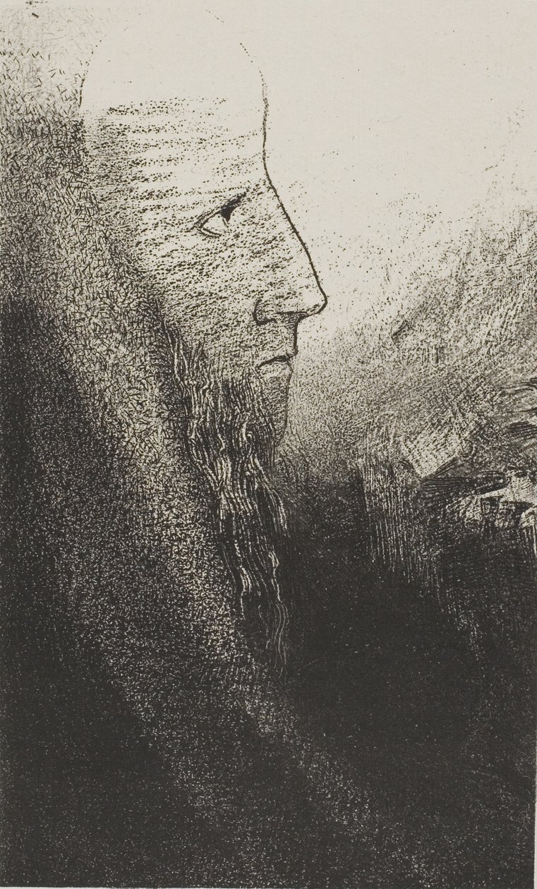 Heiliger Antonius: "Hilf mir, o mein Gott!", Platte 2 von 24 von Odilon Redon
