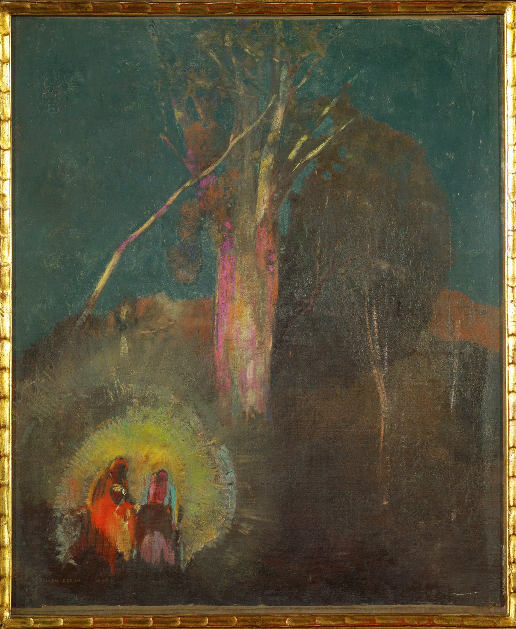 Die Flucht nach Ägypten von Odilon Redon