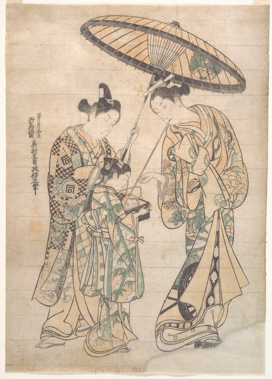 Zwei Figuren von Okumura Masanobu