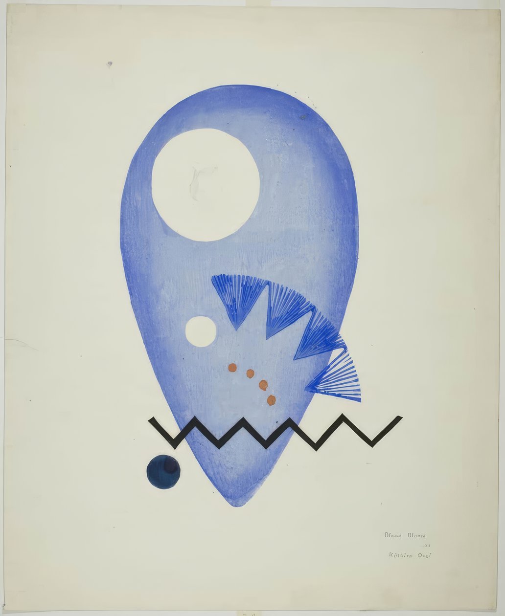 Blaue Blume von Onchi Kôshirô