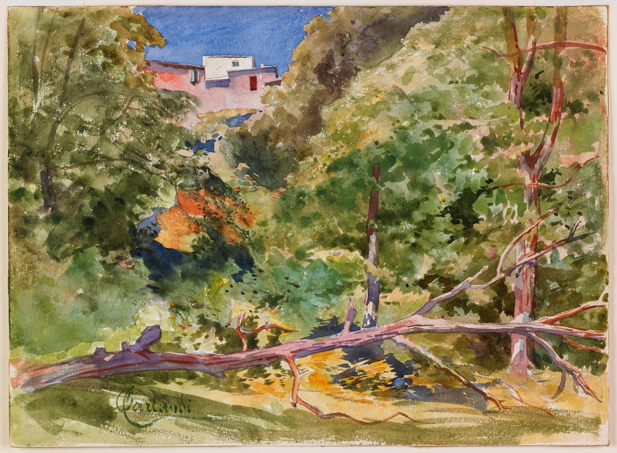 Ländliche Landschaft von Onorato Carlandi
