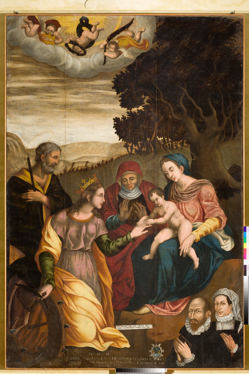 Heirat der Heiligen Katharina von Orazio da Spinazzola Iacobetta