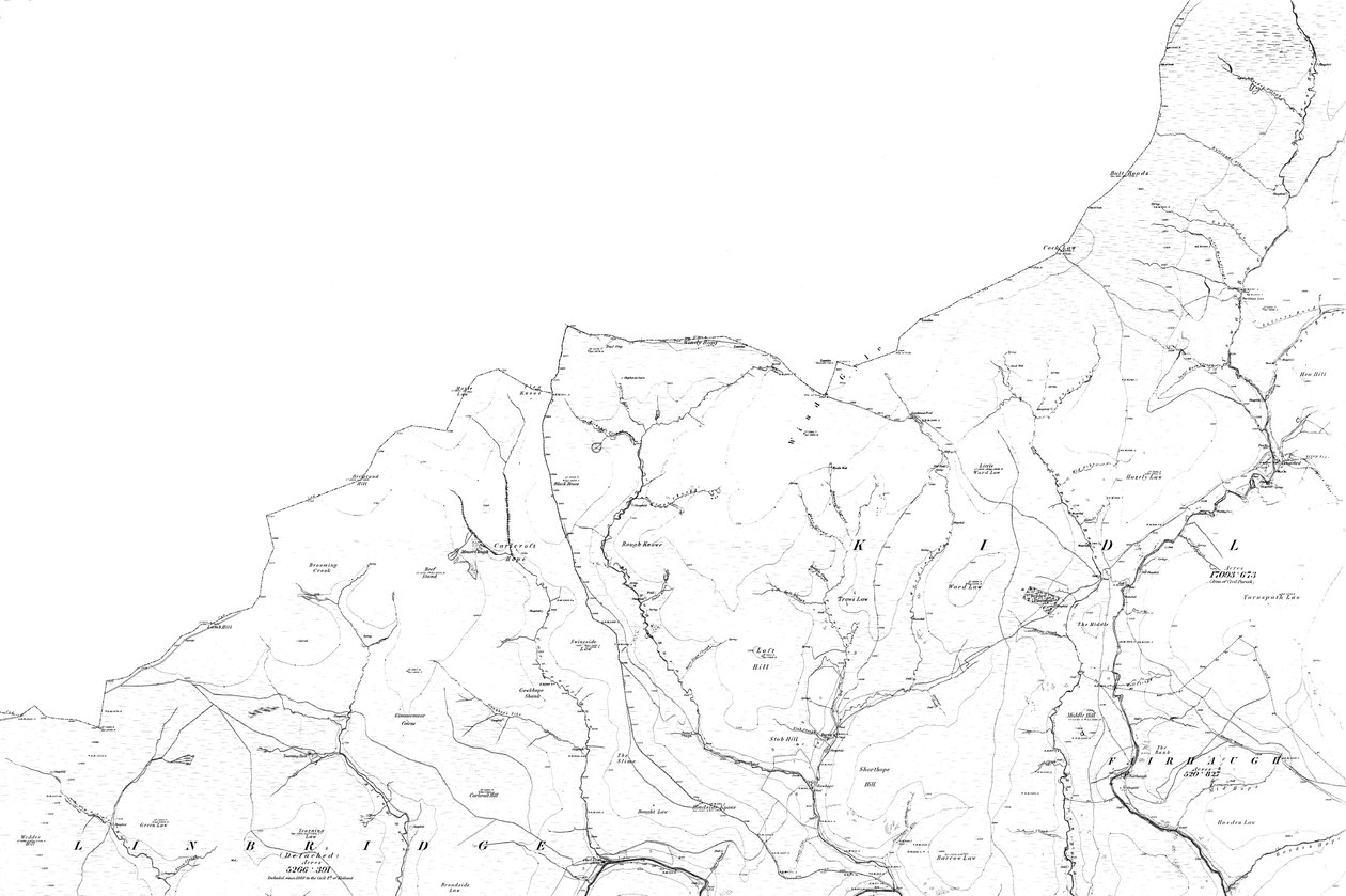 Karte von Northumberland von Ordnance Survey