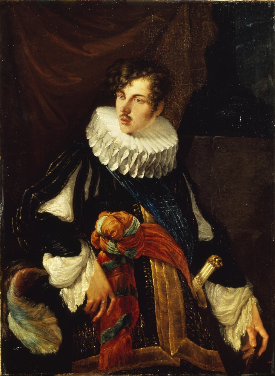 Porträt von Graf Vasily Alekseevich Perovsky 1794-1857 in spanischer Tracht des 17. Jahrhunderts, 1809 von Orest Adamovich Kiprensky