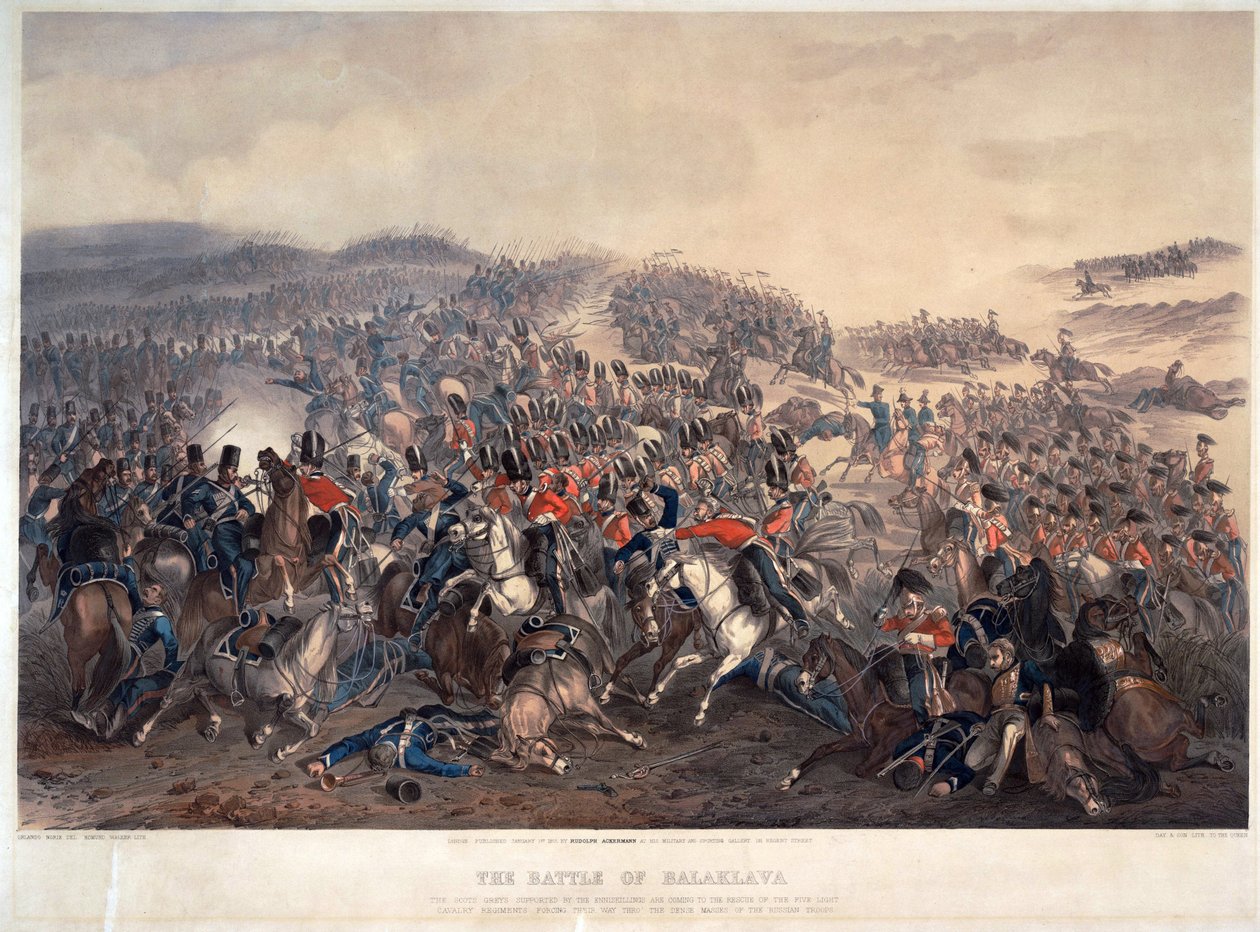 Die Schlacht von Balaklawa am 25. Oktober 1854 von Orlando Norie
