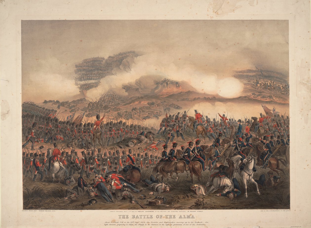 Die Schlacht an der Alma am 20. September 1854 von Orlando Norie