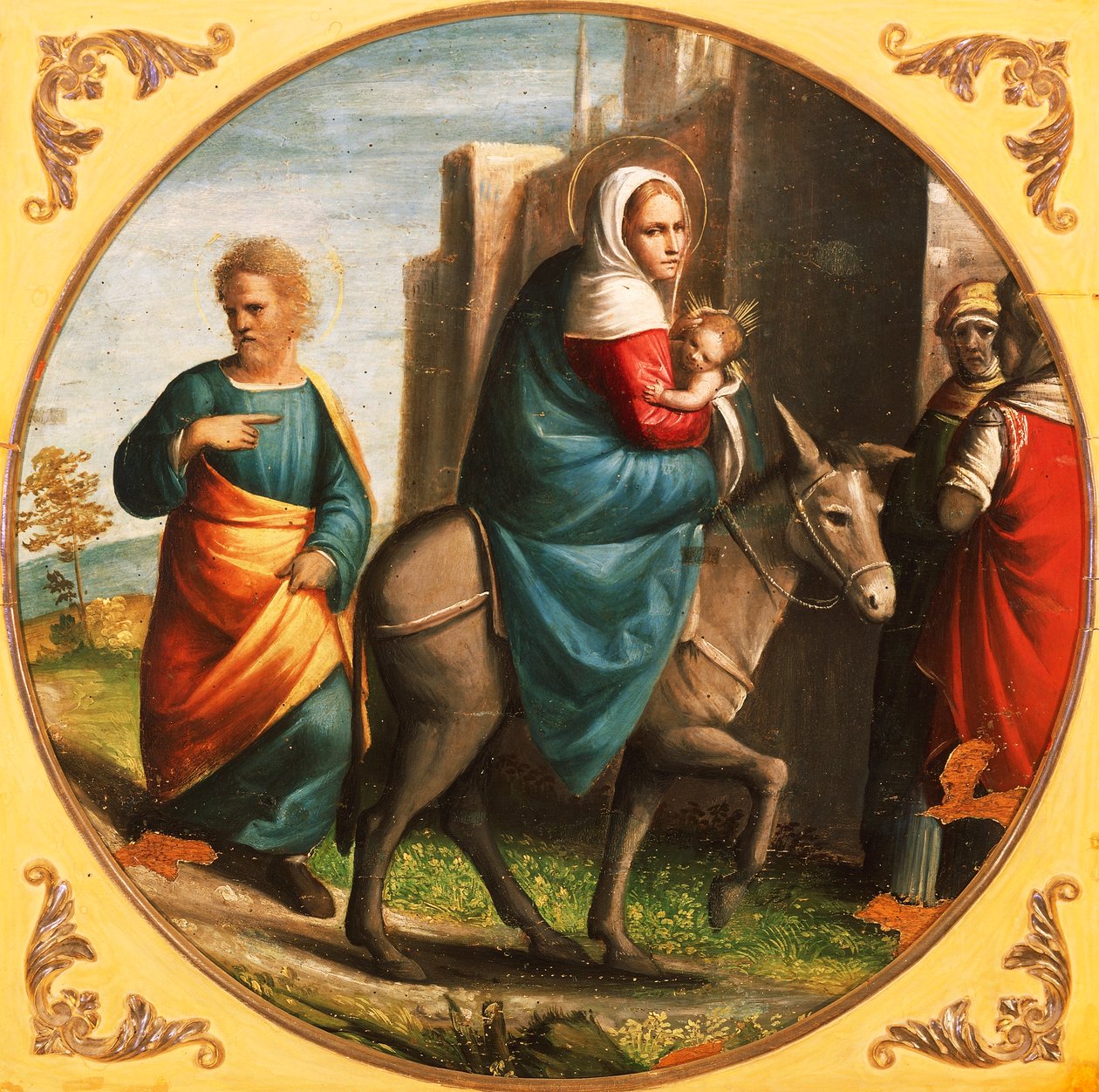 Rückkehr aus der Flucht nach Ägypten von Ortolano (c.1488 c.1525)