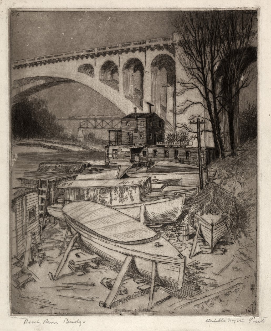 Rocky River Brücke von Orville Houghton Peets