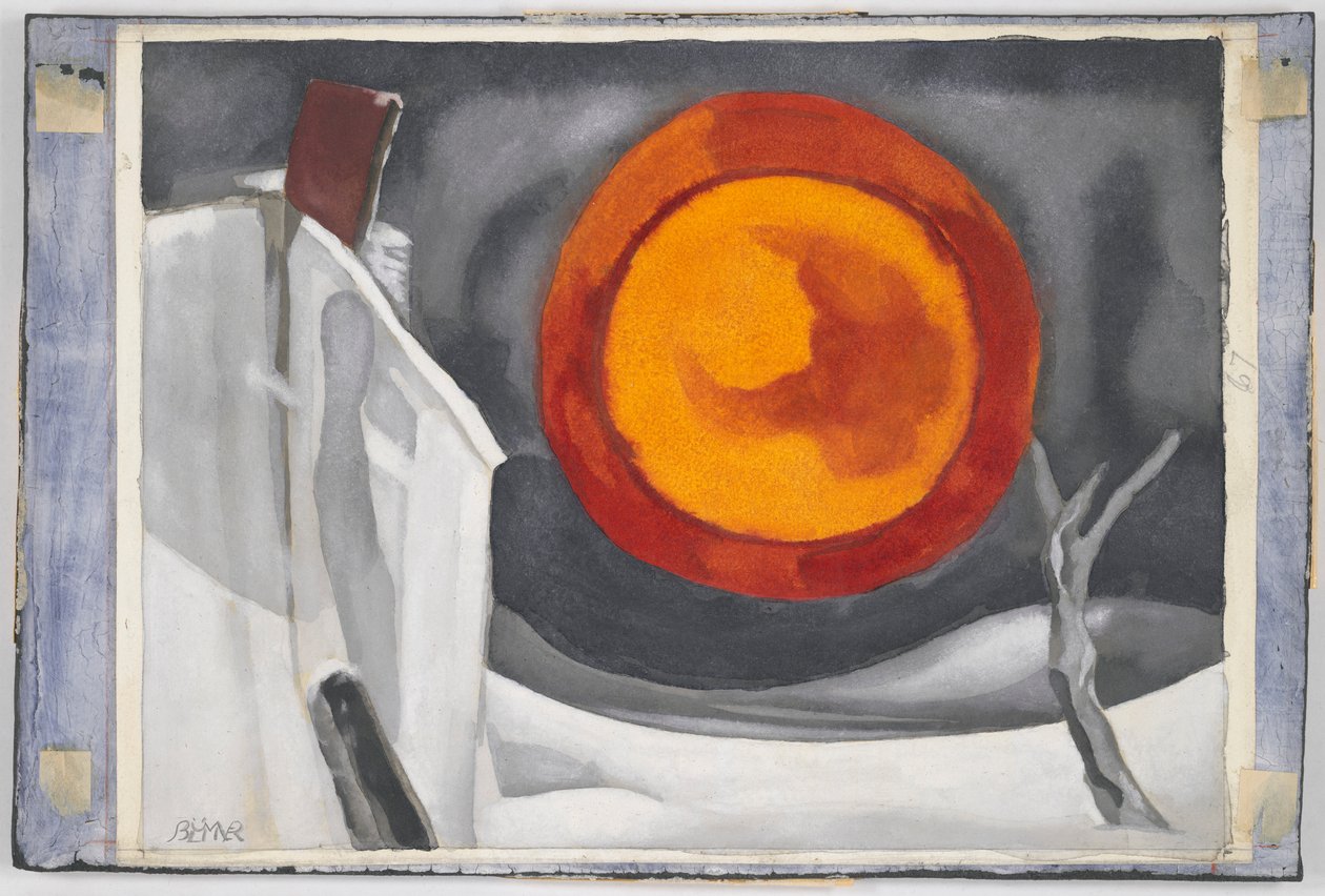 Die Lampe des Schlafes von Oscar Bluemner