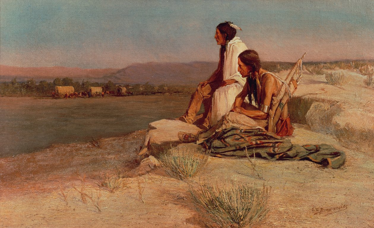 Beobachtung des Wagenzugs von Oscar Edward Berninghaus