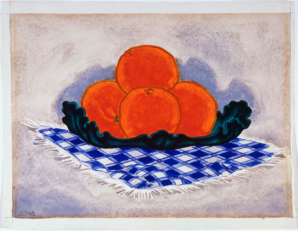 Orangen von Oscar Florianus Bluemner