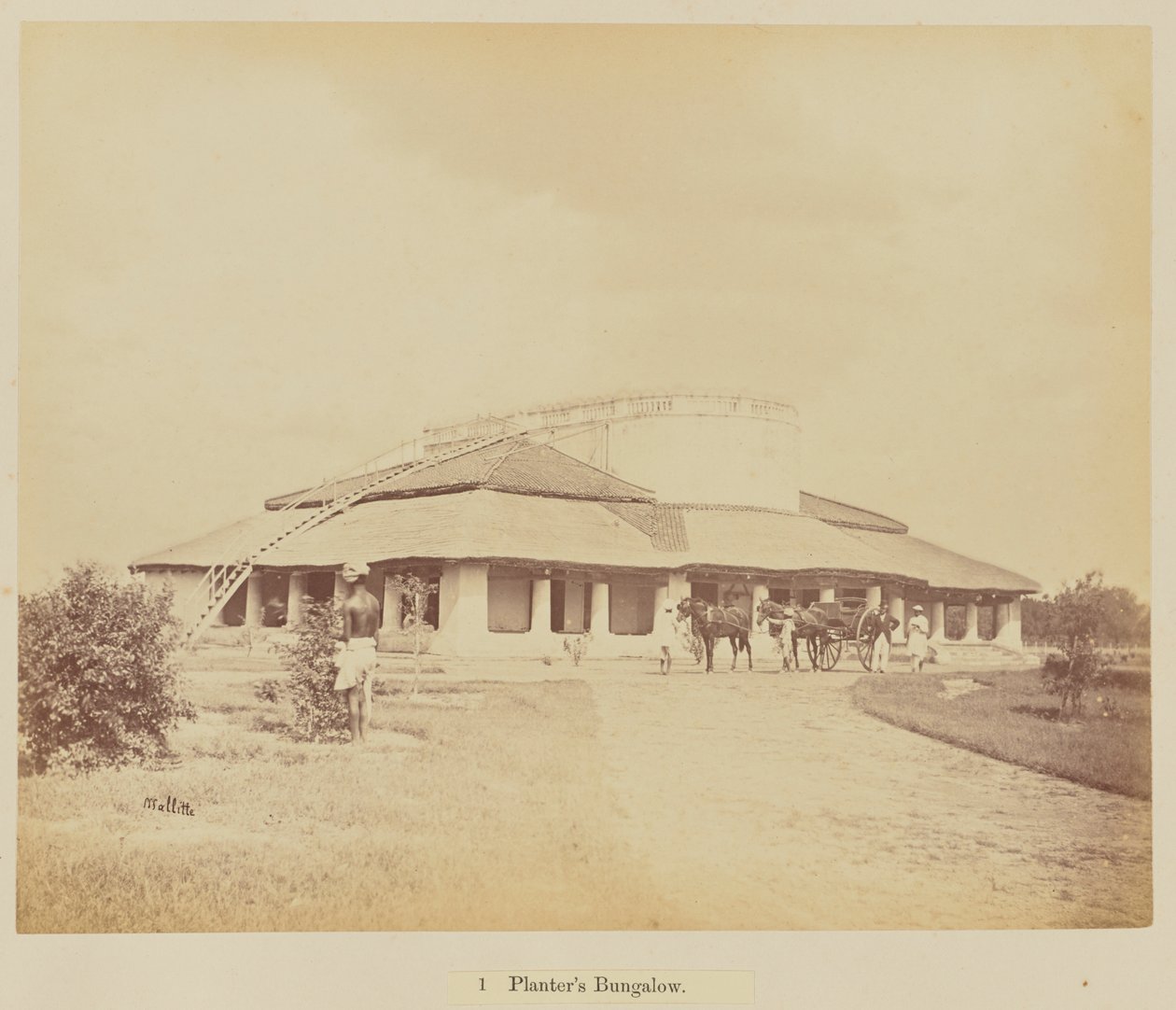 Bungalow des Pflanzers von Oscar Jean Baptiste Mallitte