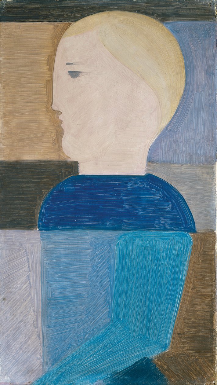 Halbfigur nach links gewandt von Oskar Schlemmer