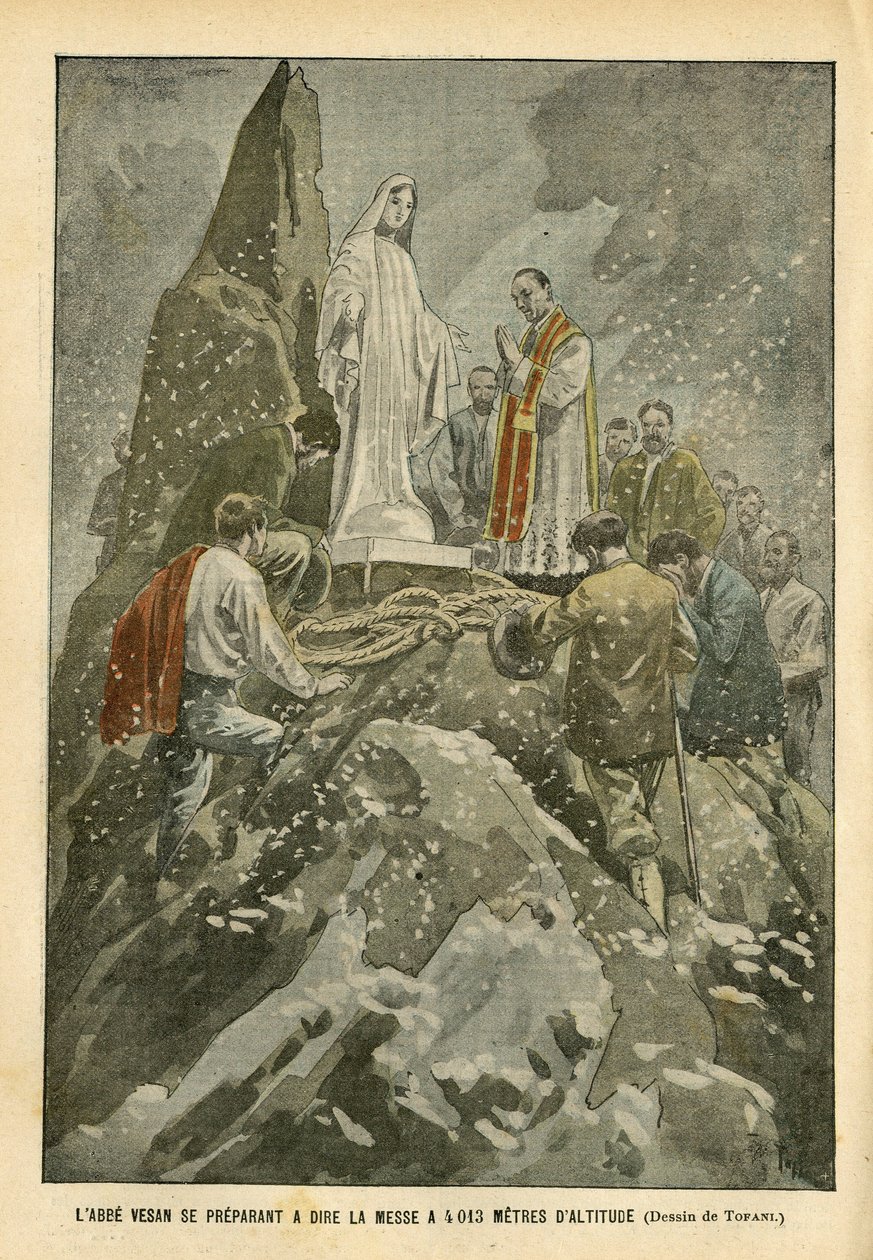 Illustration von Oswaldo Tofani in Le Pelerin von Oswaldo Tofani