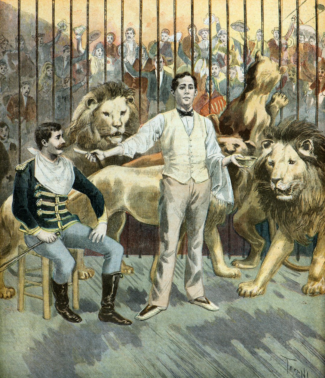 Der Madrider Barbier Pegna von Oswaldo Tofani