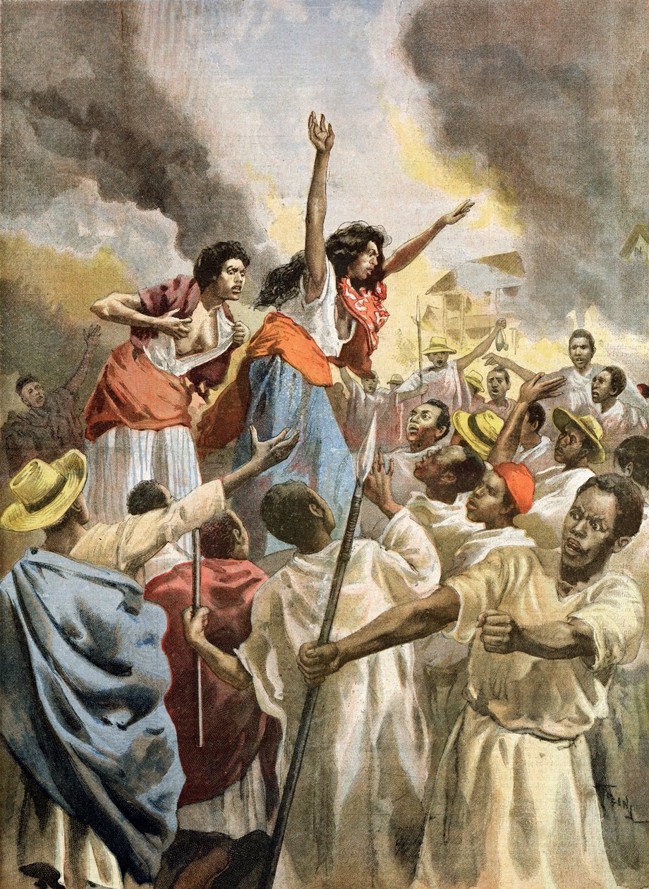 Die königlichen Prinzessinnen predigen den Heiligen Krieg in Madagaskar, aus 