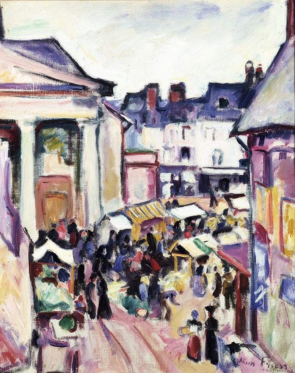 Sonntag in Honfleur von Othon Friesz