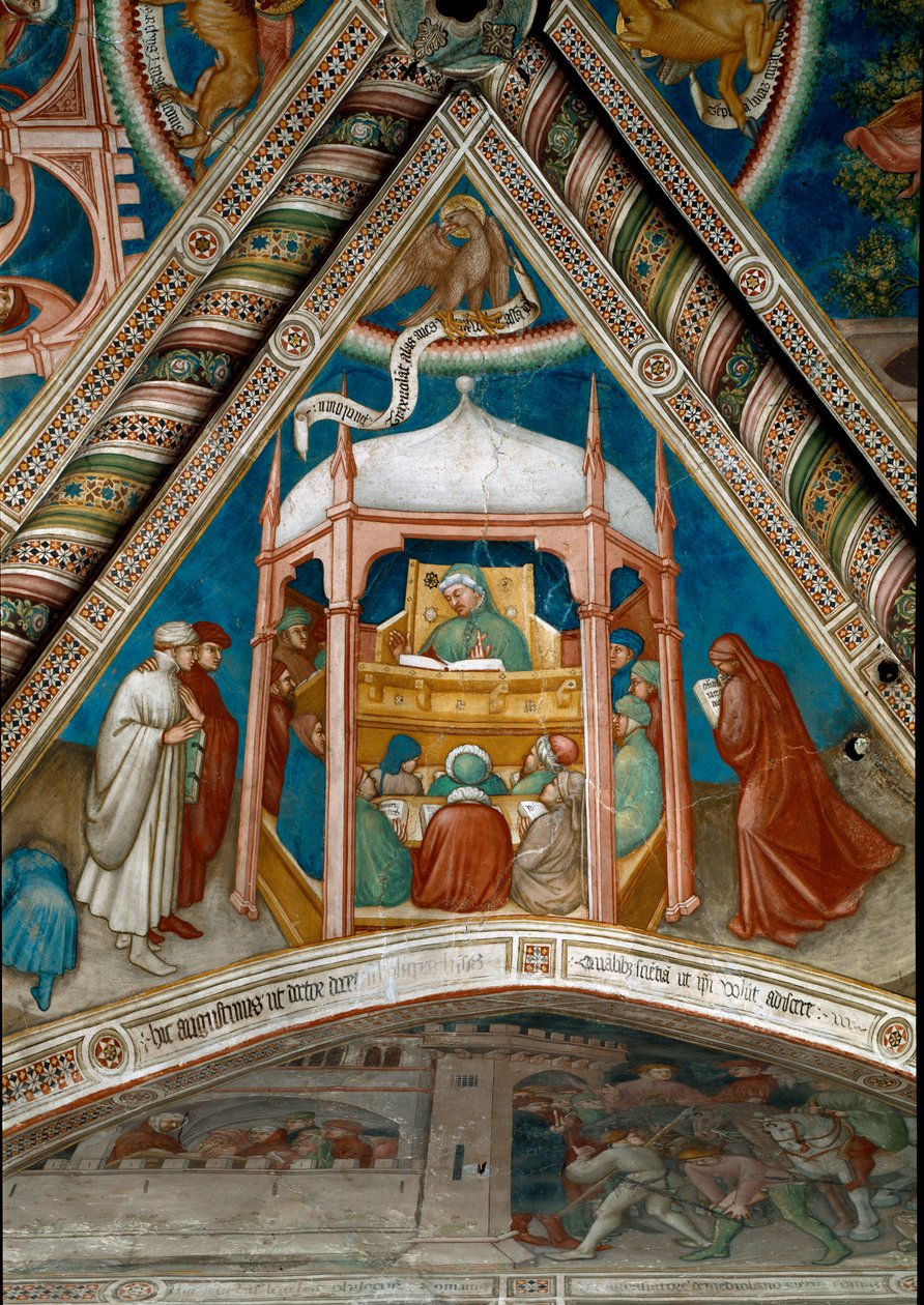 Der heilige Augustinus lehrt Rhetorik in Karthago von Ottaviano Nelli